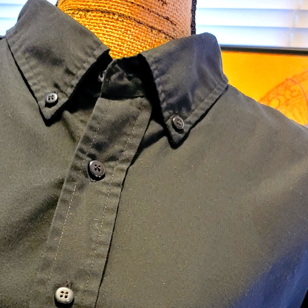 {Blue Generation} Black Button Down, Size L/G